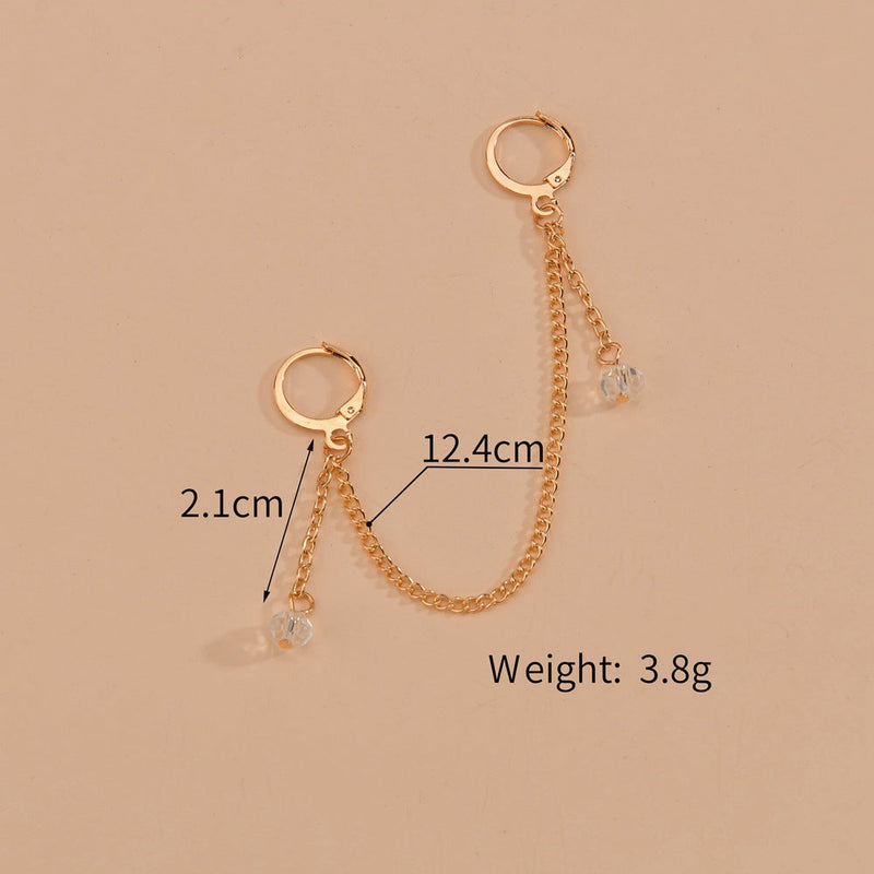 Long Style Tassel Chain Earring