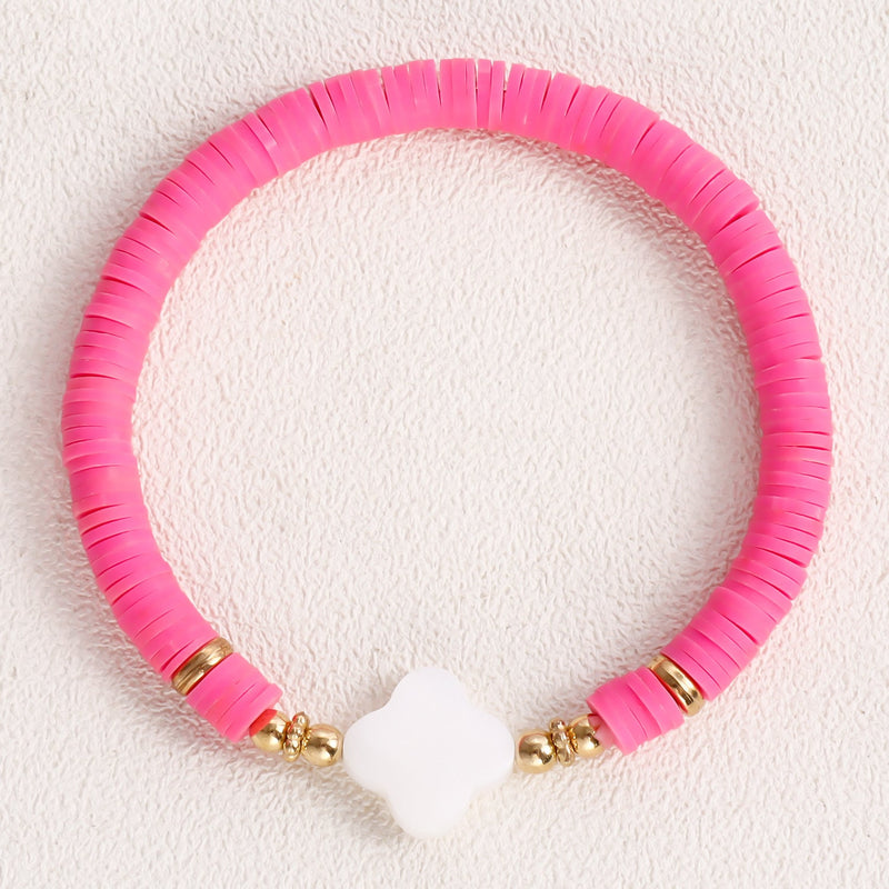 Color Polymer Clay Bracelet for Women