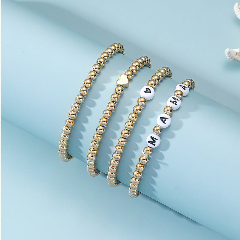 CCB Beaded Elastic Bracelet