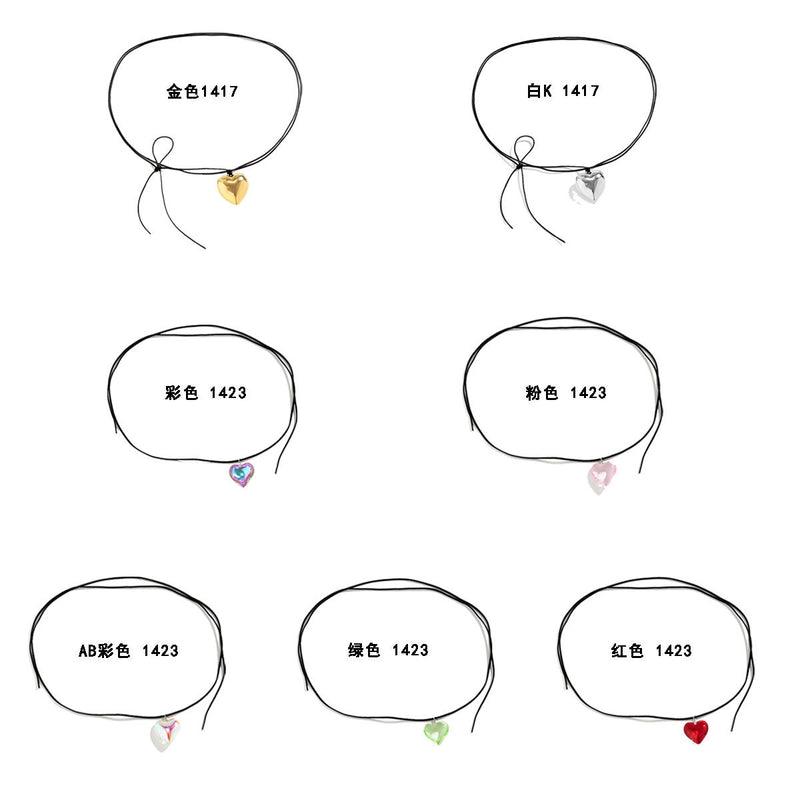 White Pearl Bead Exaggerated Metal Large Heart Pendant Sexy Women Waist Chain