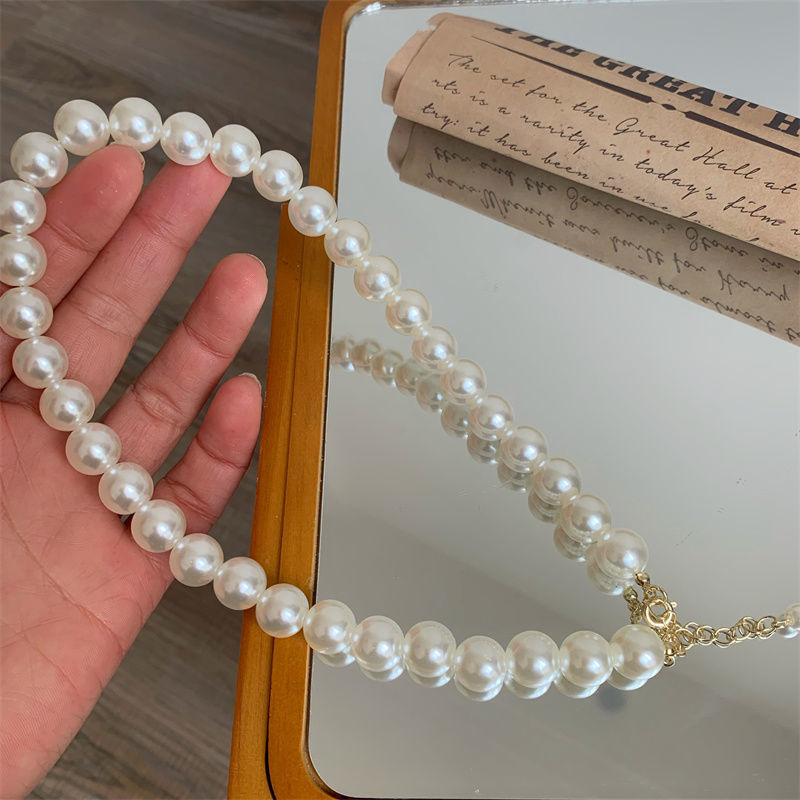 Wedding Pearl Necklace for Women White Womens Pearl Choker Necklace