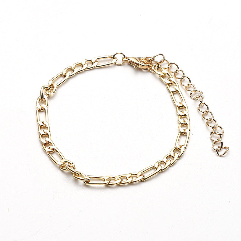 Cuban Curb Link Chain Gothic Bracelets