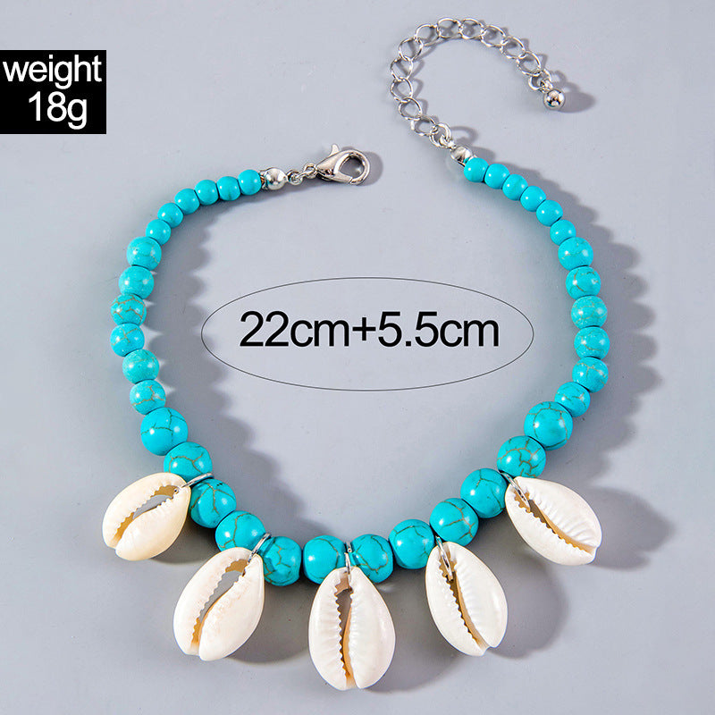 Bohemian Style Beach Shell Anklet Jewelry