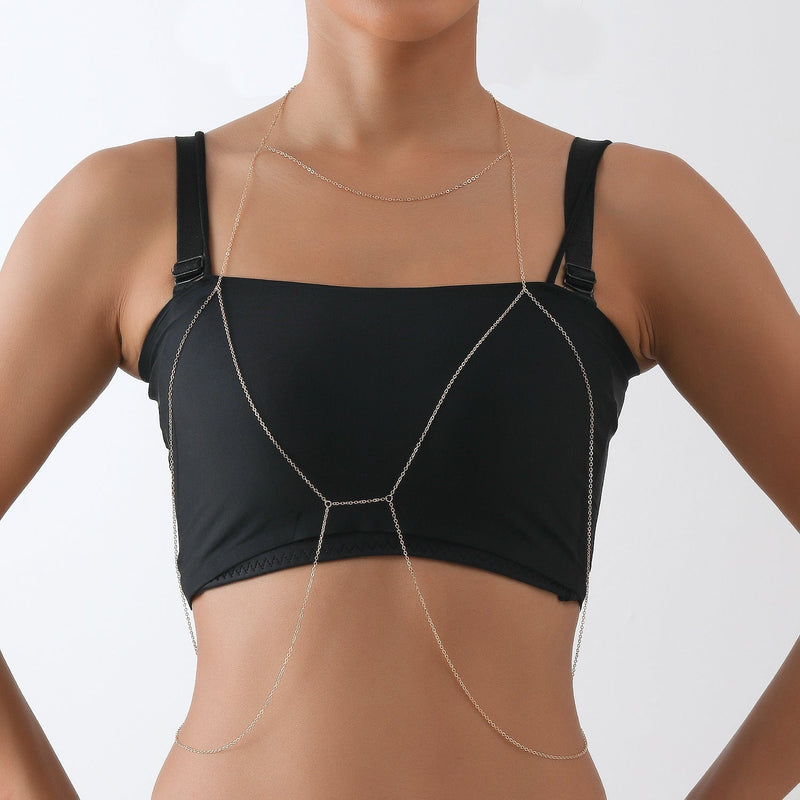 Body Chain Custom Bikini Chest Cross Body Necklace