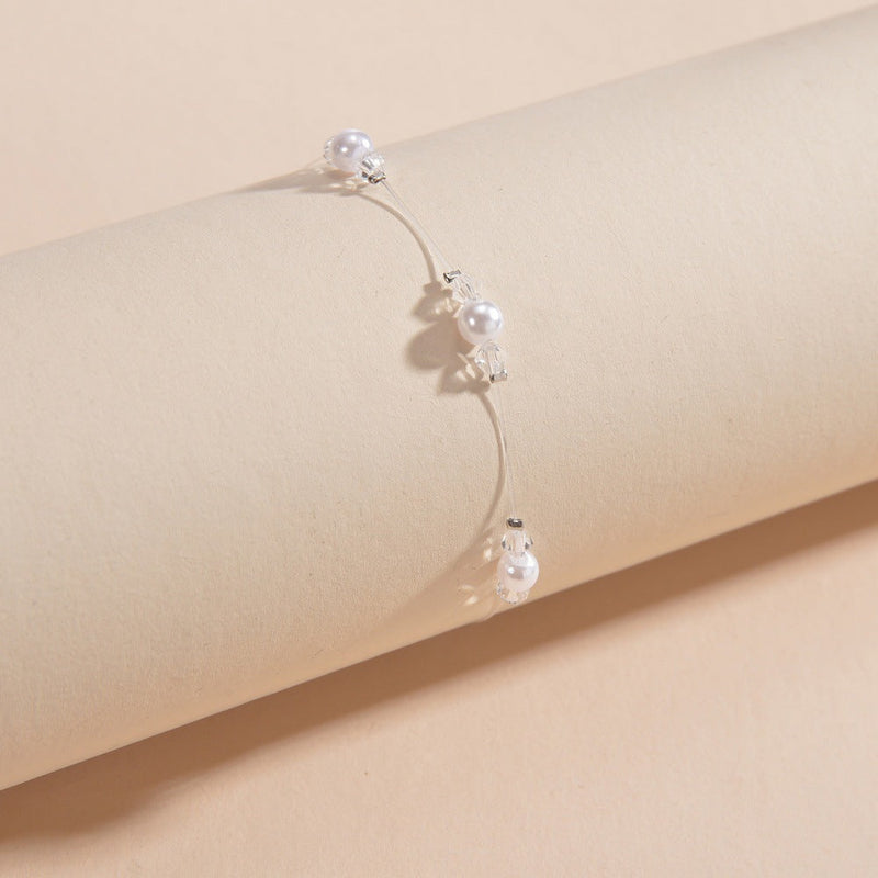 Pearl Bead Anklet Jewelry