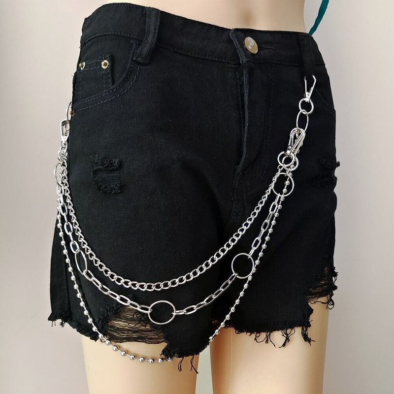 Metal Belt Rock Punk Hip Hop Pants Chain