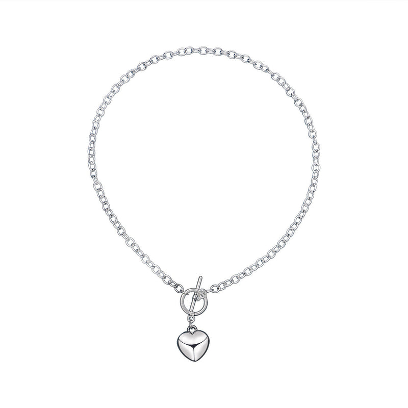 Heart Pendant Chain Necklace