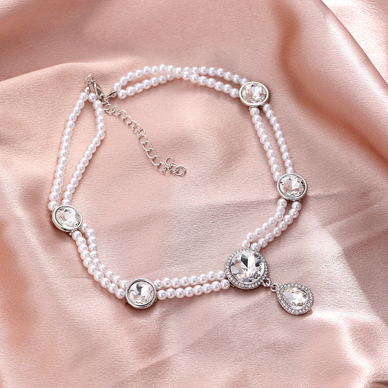 Vintage Irregular Exaggerated Pearl Necklace