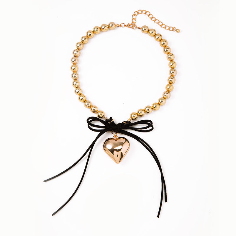 Love Bow Pearl Necklace