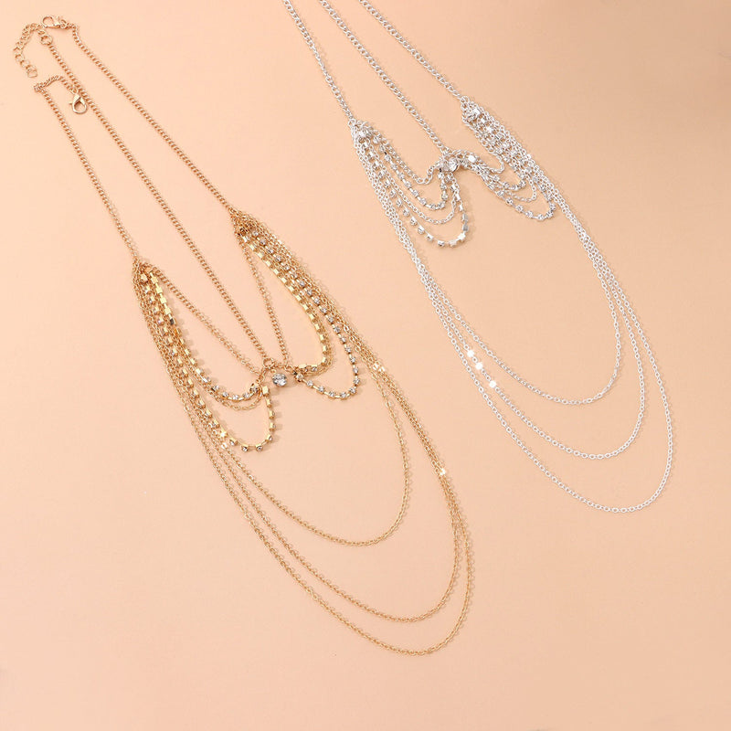 Head Jewelry Chain Rhinestone Headdress