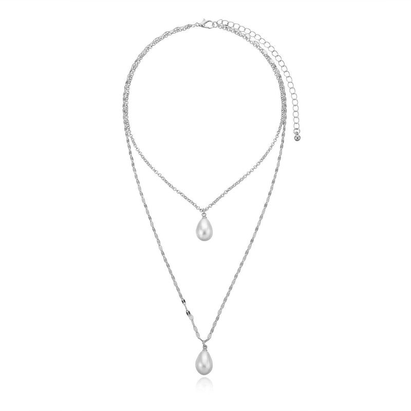 Water Drop Pearl Pendant Necklace