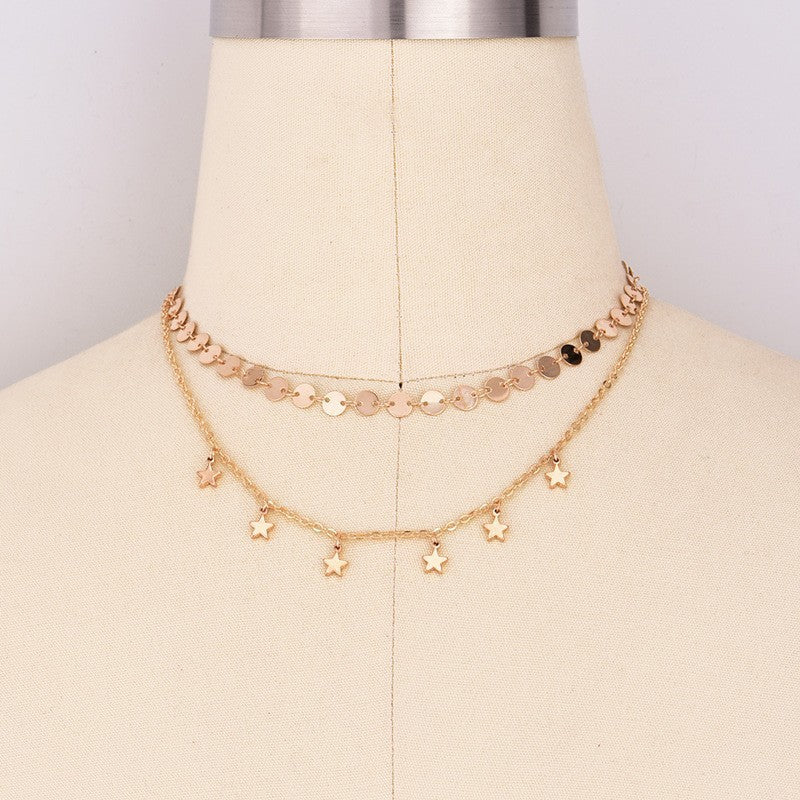 Star Tassel Chain Necklace