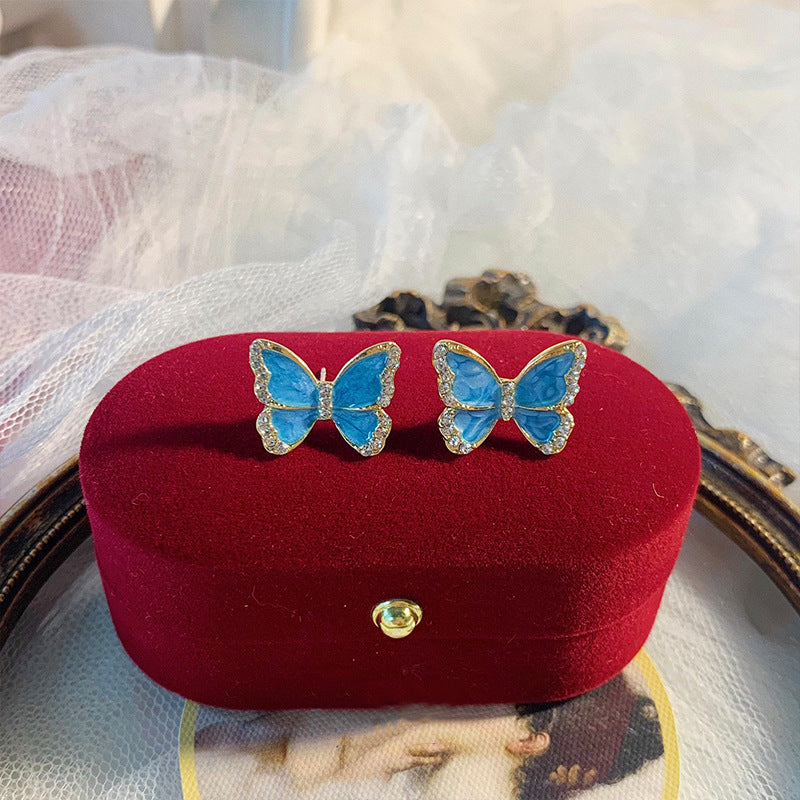 Crystal Butterfly Earring