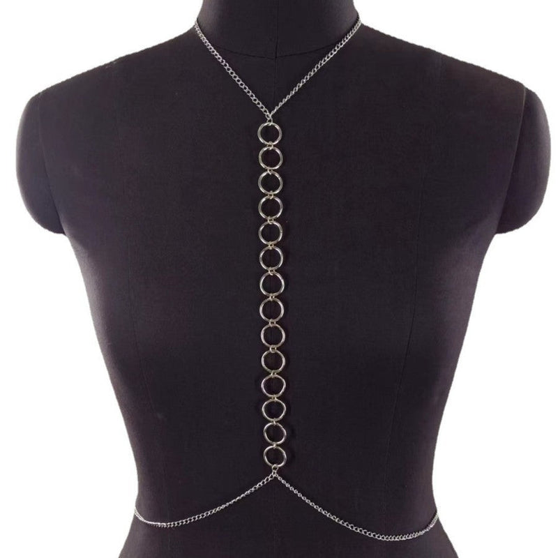 Sexy Layered Waist Chain Bikini Bra Chain Body Jewelry