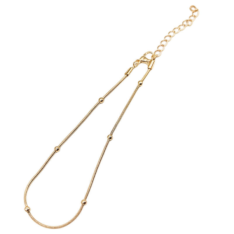 Classic Beads Chain Anklets Jewelry