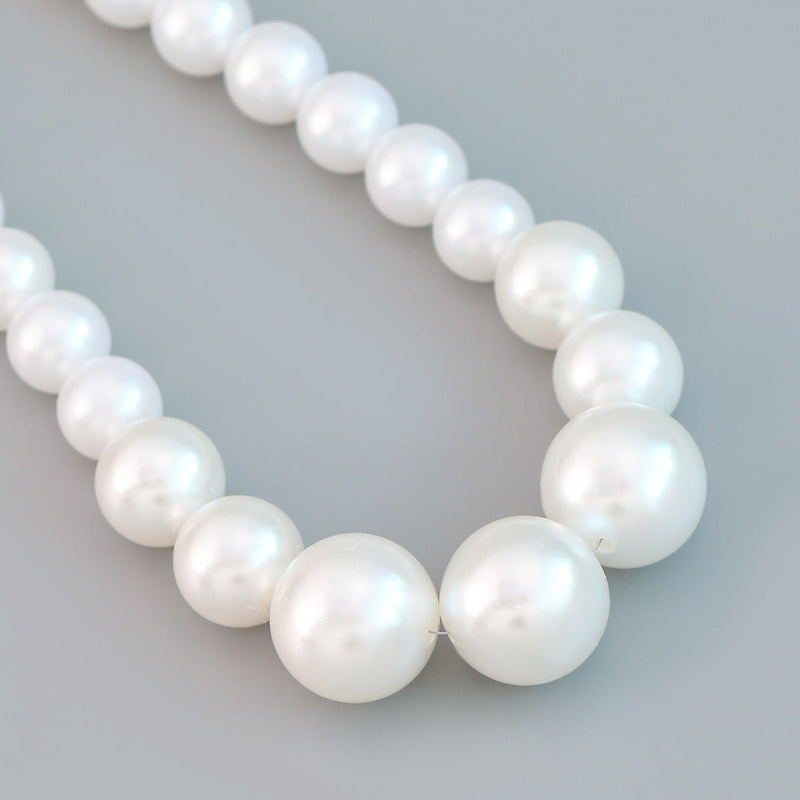 Elegant Double Layered Baroque Pearl Choker Necklace Set
