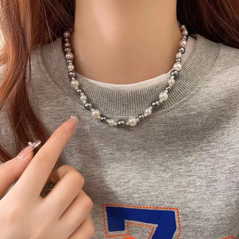 Pearl Beads Fashion Vintage Style Necklace