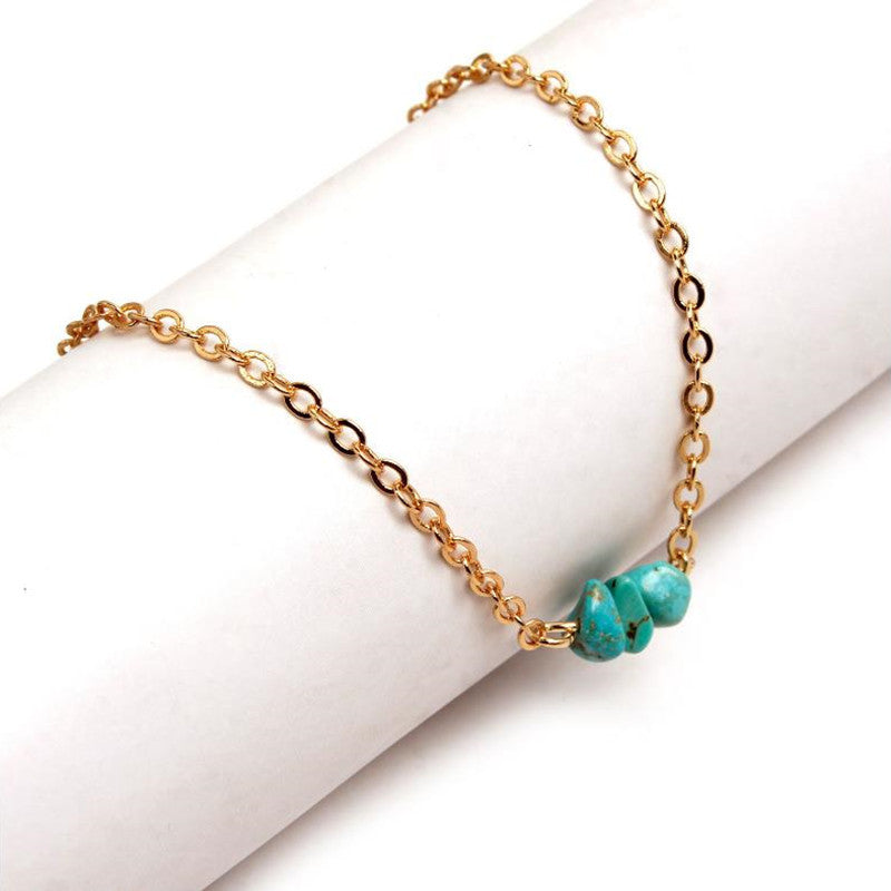 Nature Stone Charm Handmade Bracelet