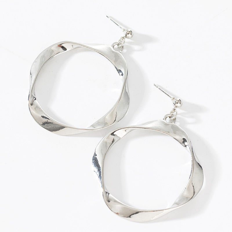 Elegant Irregular Hoop Earring