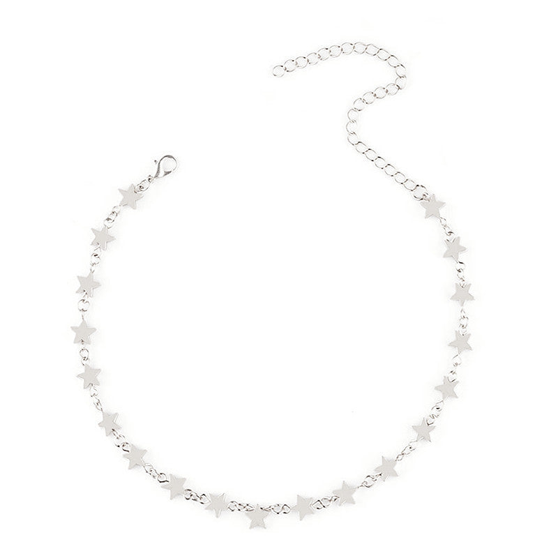 Star Chain Dainty Necklace Summer Beach Jewelry