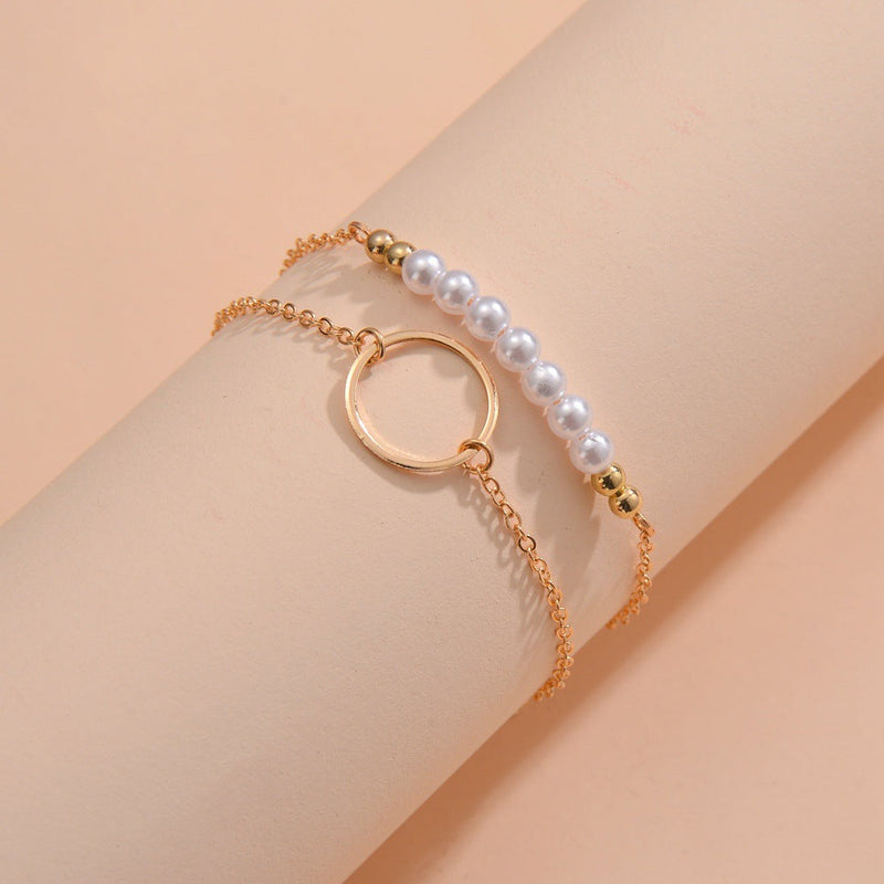 Circle Beads Ball Chain Bracelet