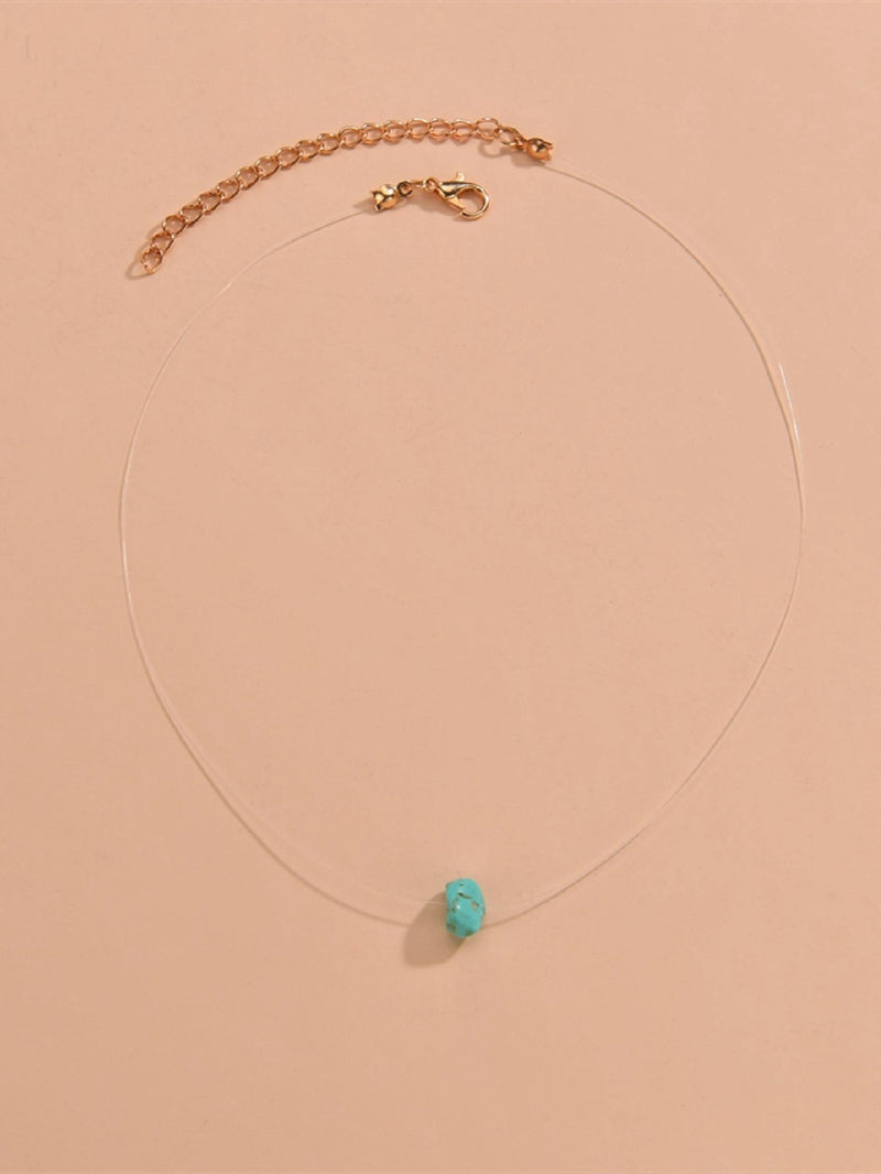 Irregular Natural Turquoise Stone Necklaces