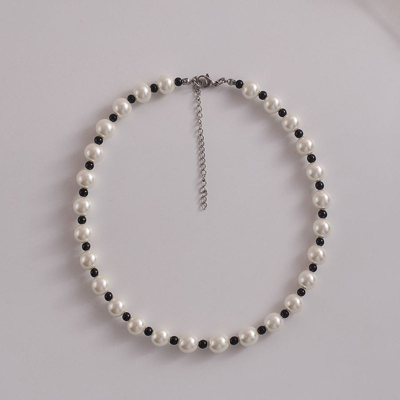 Boho Imitation Pearl Necklace Jewelry Gift for Women