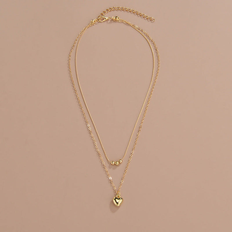 Heart Double Layer Necklace