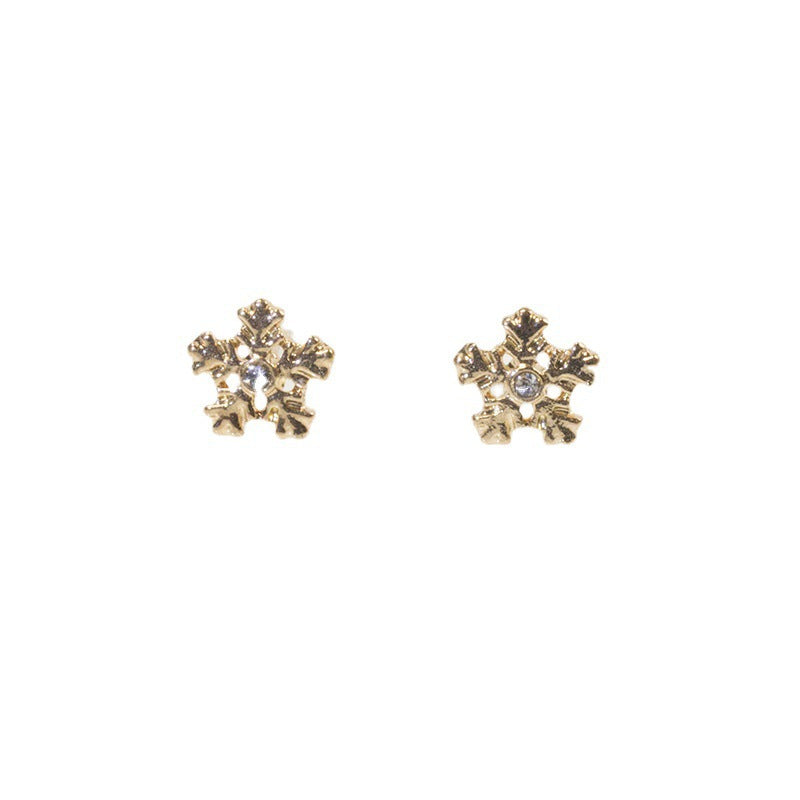 Plain Snowflake Earrings