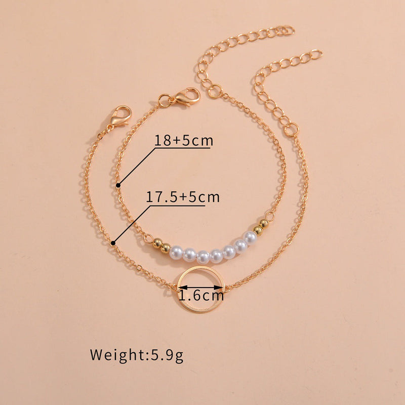 Circle Beads Ball Chain Bracelet