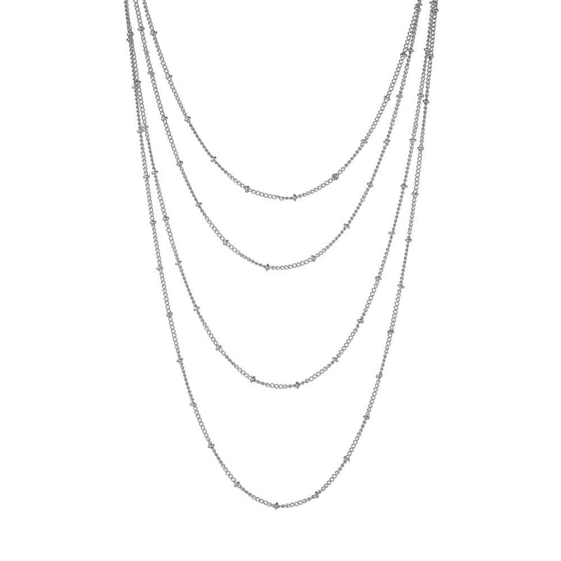 Ball Chain Double Layer Chain Necklace