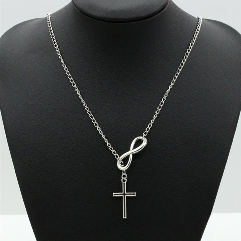 Lucky Infinity Cross Necklace Jewelry