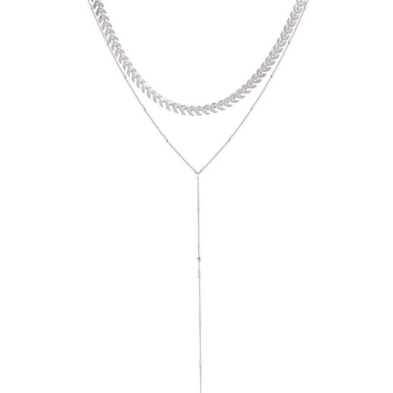 Sexy Multi-layer Sequined Chain Necklace