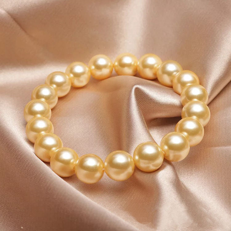 Simple Elegant Round Beads Shell Pearl Beads Bracelets