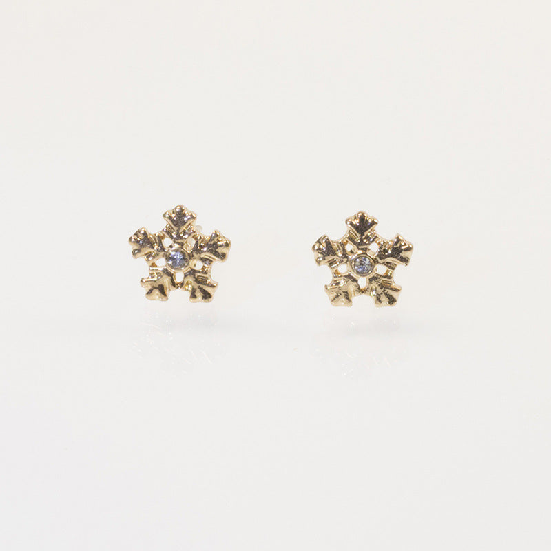 Plain Snowflake Earrings