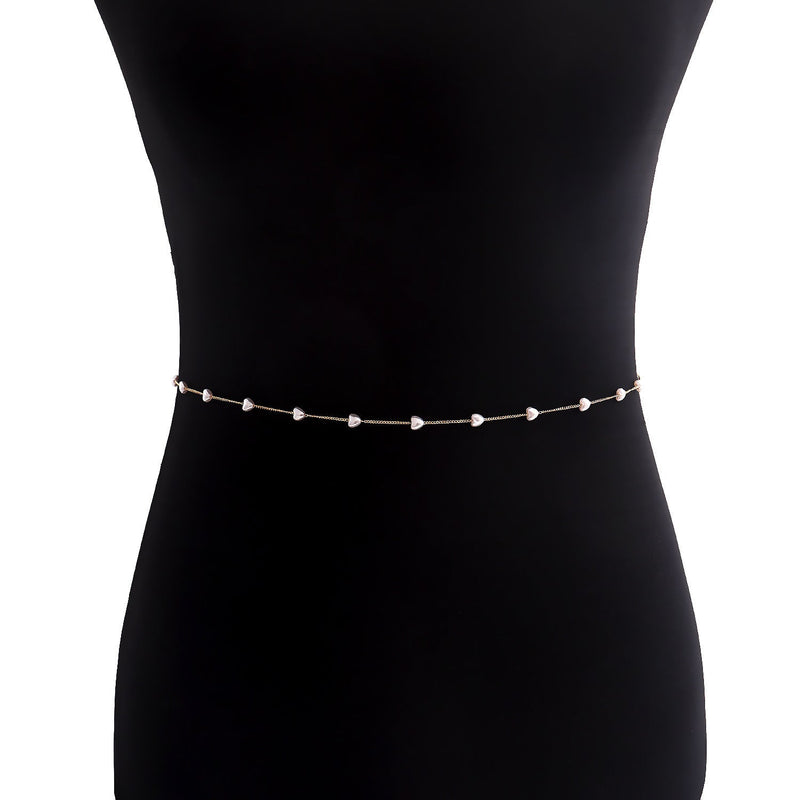 Boho Heart Pearl Body Chains