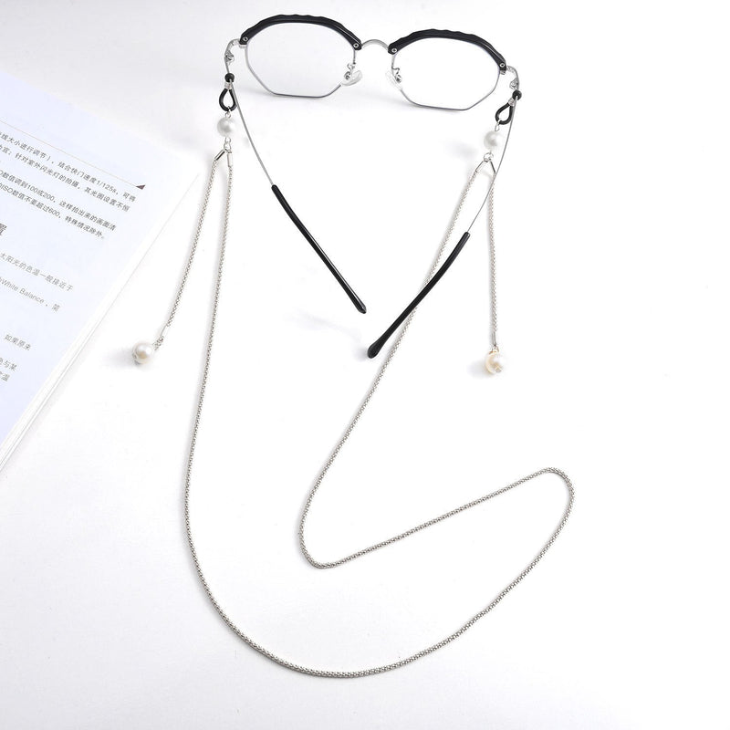 Pearl Sunglass Strap Eyeglass Cord Eyeglass Metal Chain