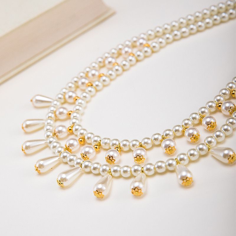 Fashion Imitation Pearl Pendant Necklace