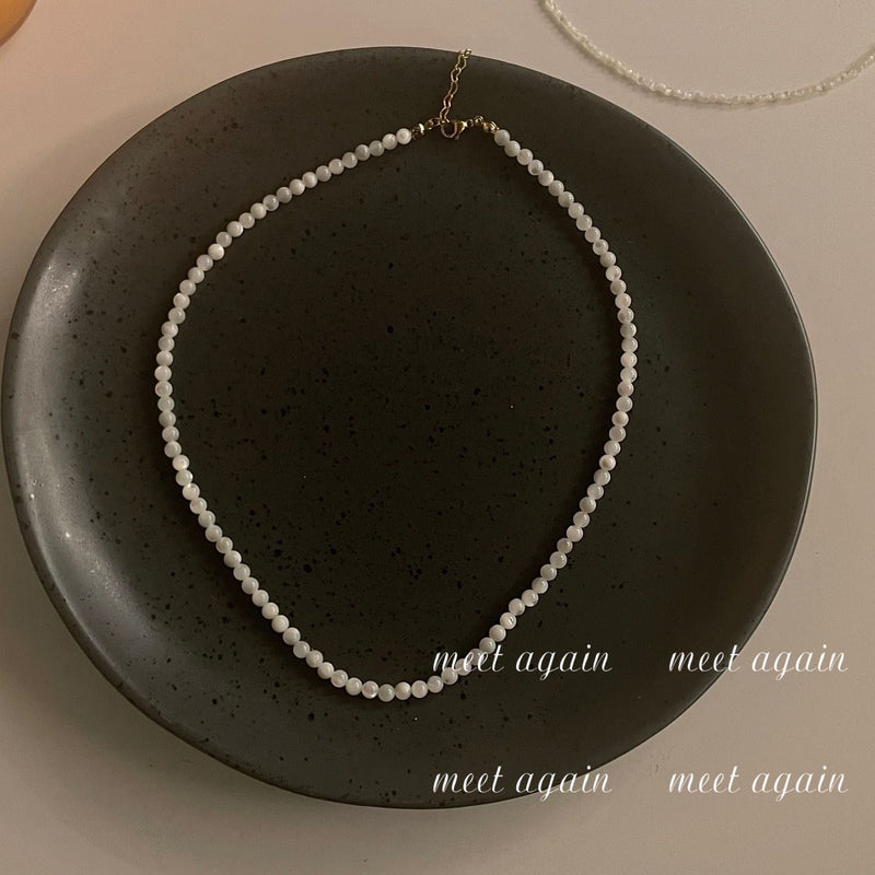 Natural Shell Beads Necklace