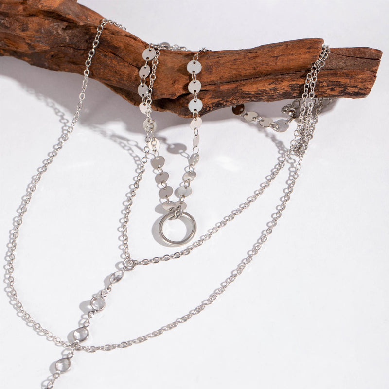 Long Y-shaped Multilayer Necklace Sexy Pendant Necklace