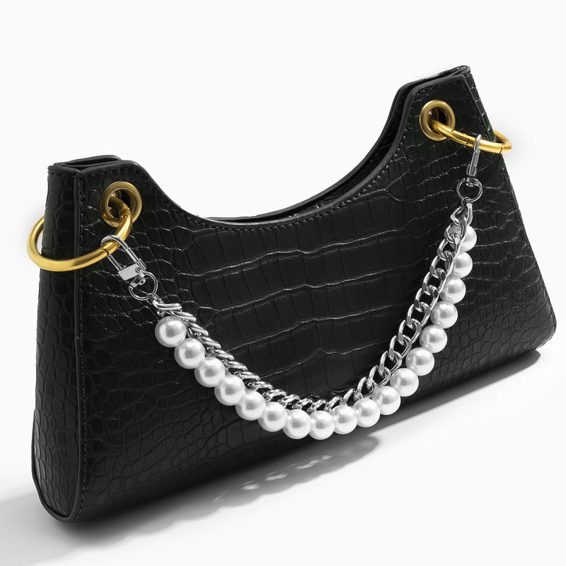 Pearl Purse Chain Short Handle Replacement Bag Strap