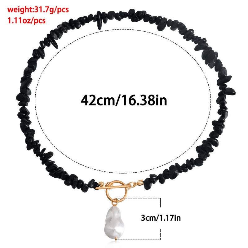 Gemstone Chip Natural Stone Necklaces