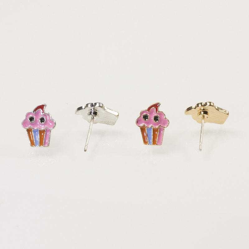 Sweet Cake Stud Earring