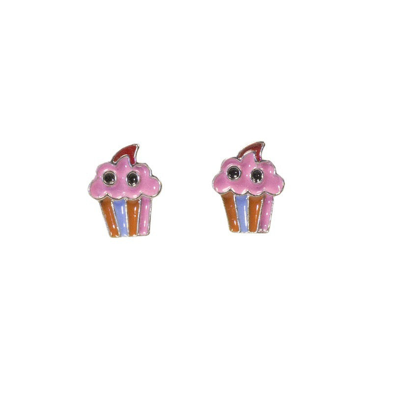 Sweet Cake Stud Earring