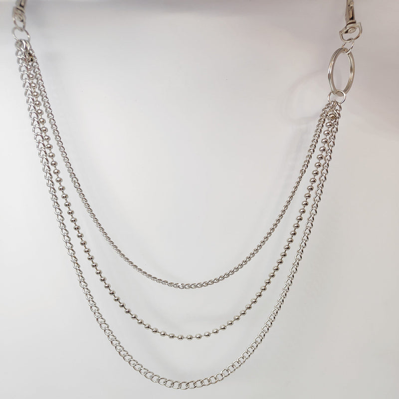 Multi-layer Beaded Wallet Pants Belt Chains