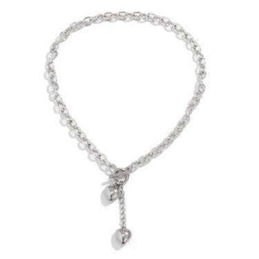 Custom Love Heart Charm Choker Necklace