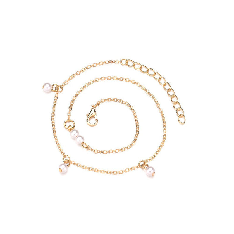 Tiny Pearl Chain Necklace