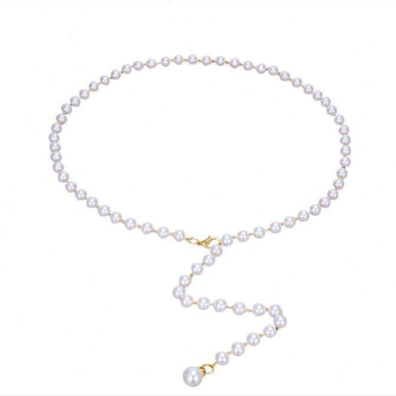 Pearl Waist Chain Elegant Baroque Pendant Waist Chain