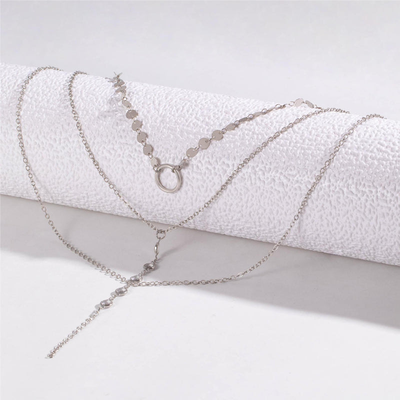 Long Y-shaped Multilayer Necklace Sexy Pendant Necklace
