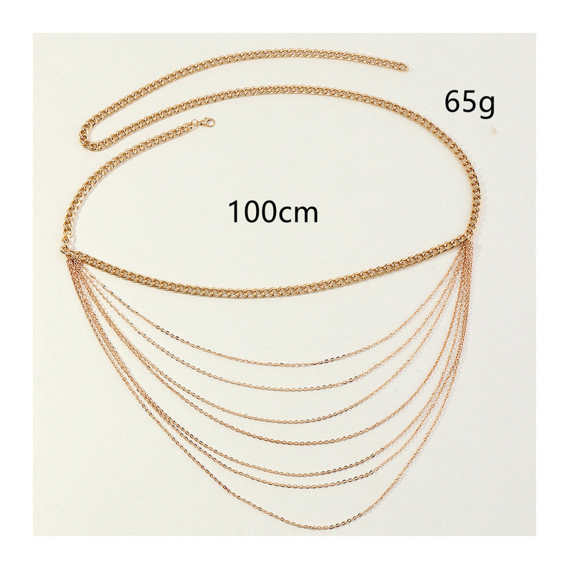 Vintage Sexy Waist Belly Belt Chain Women
